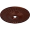 Ekena Millwork Galveston Ceiling Medallion (Canopies up to 4 3/4"), 36 5/8"OD x 3 5/8"ID x 2 3/8"P, Antique Copper CM36GLACS - alternate 4